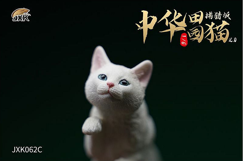 1/6 Chinese Pastroal Cat ハンティングスタイル C (ホワイト)JXK-062C