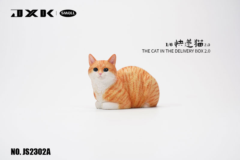 1/6 スモール 猫 イン・ザ・ダンボール 2.0 A Orange Stripe（JS-2302A）