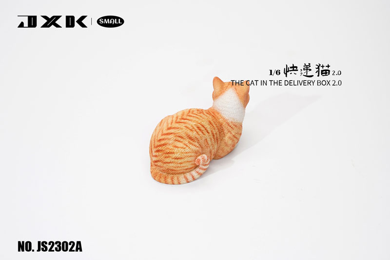 1/6 スモール 猫 イン・ザ・ダンボール 2.0 A Orange Stripe（JS-2302A）