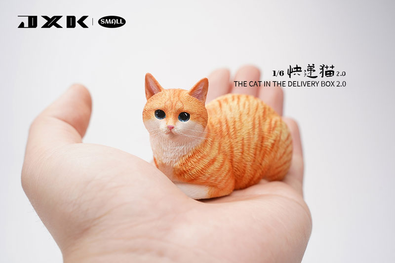 1/6 スモール 猫 イン・ザ・ダンボール 2.0 A Orange Stripe（JS-2302A）