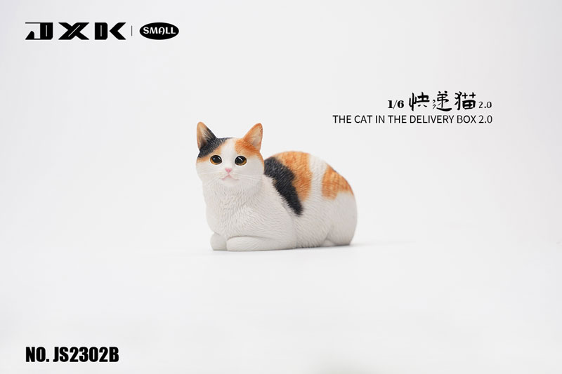 1/6 スモール 猫 イン・ザ・ダンボール 2.0 B Tri-Color（JS-2302B）