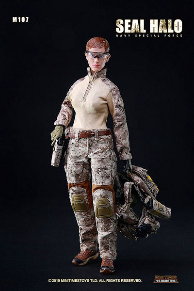 1/6 Navy Special Force Seal Halo アメリカ海軍特殊部隊 女性隊員（MT-M017）