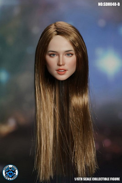 1/6 �E�F�X�^�������w�b�hB�iGold Long Hair�jSD-H048B