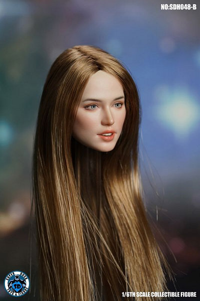 1/6 �E�F�X�^�������w�b�hB�iGold Long Hair�jSD-H048B